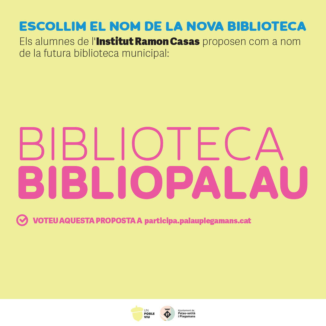 Imatge pels mitjans: Biblioteca Bibliopalau